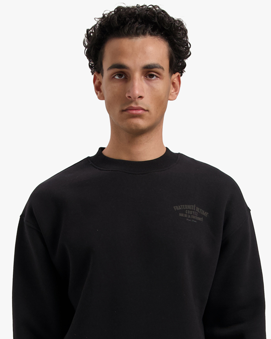 CROYEZ FRATERNITÉ SWEATER | BLACK