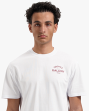 CROYEZ GALLERY T-SHIRT | WHITE/RED