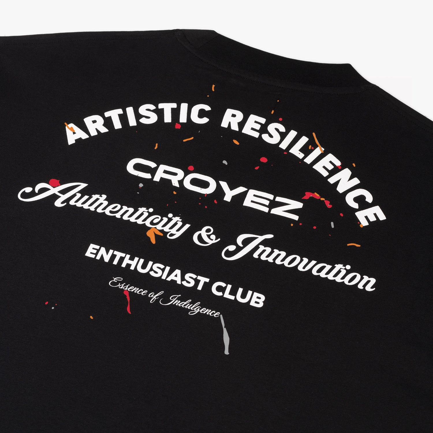 CROYEZ ENTHUSIAST CLUB T-SHIRT - VINTAGE BLACK
