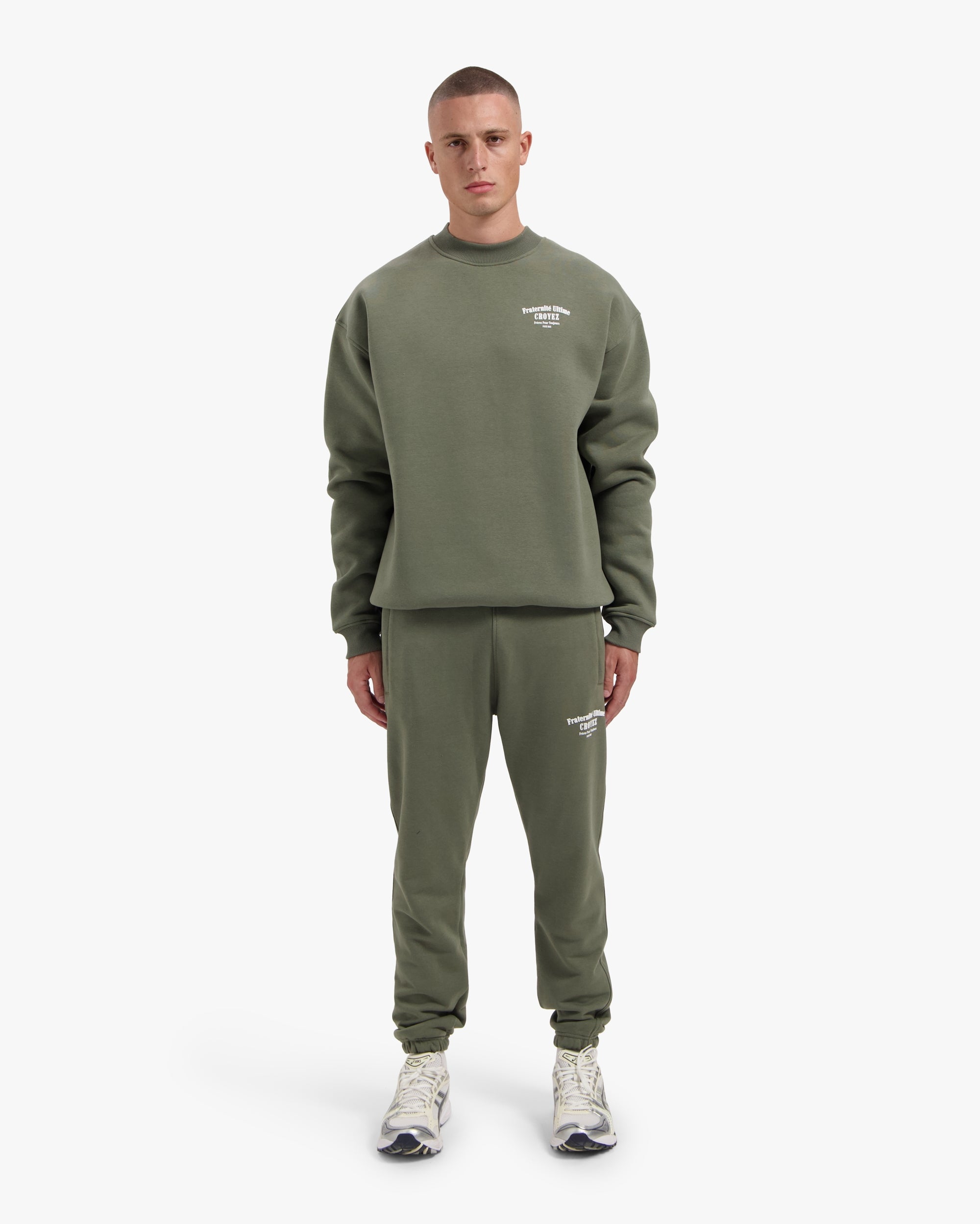 CROYEZ FRATERNITÉ SWEATER | DUSTY OLIVE