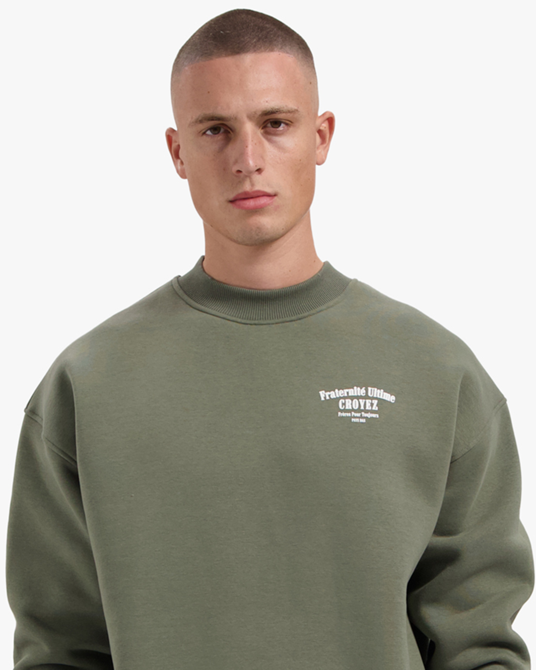 CROYEZ FRATERNITÉ SWEATER | DUSTY OLIVE