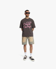 Croyez Cowboys T-Shirt | Washed Brown