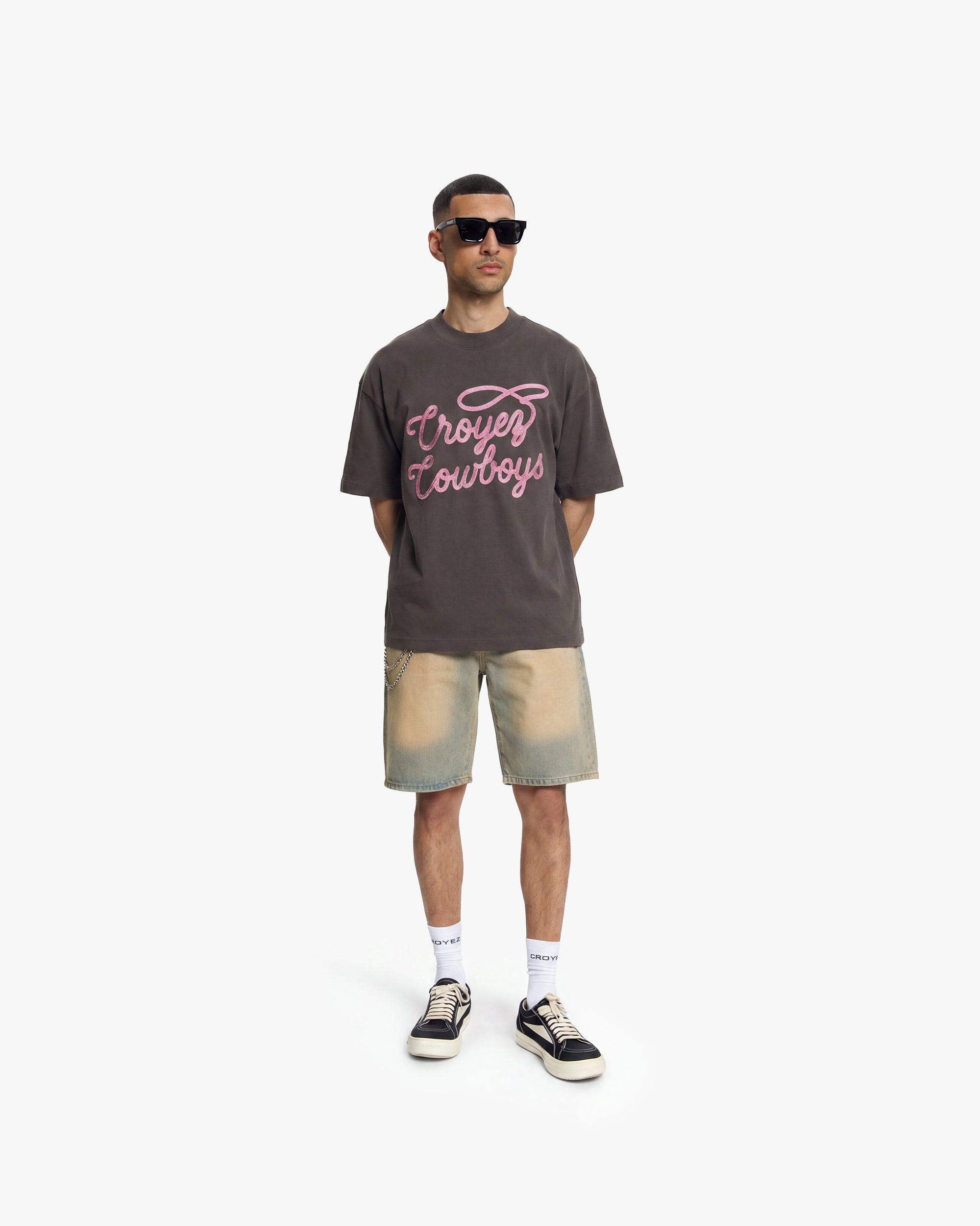 Croyez Cowboys T-Shirt | Washed Brown