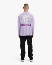 Croyez Gardener Langarm-T-Shirt | Lila