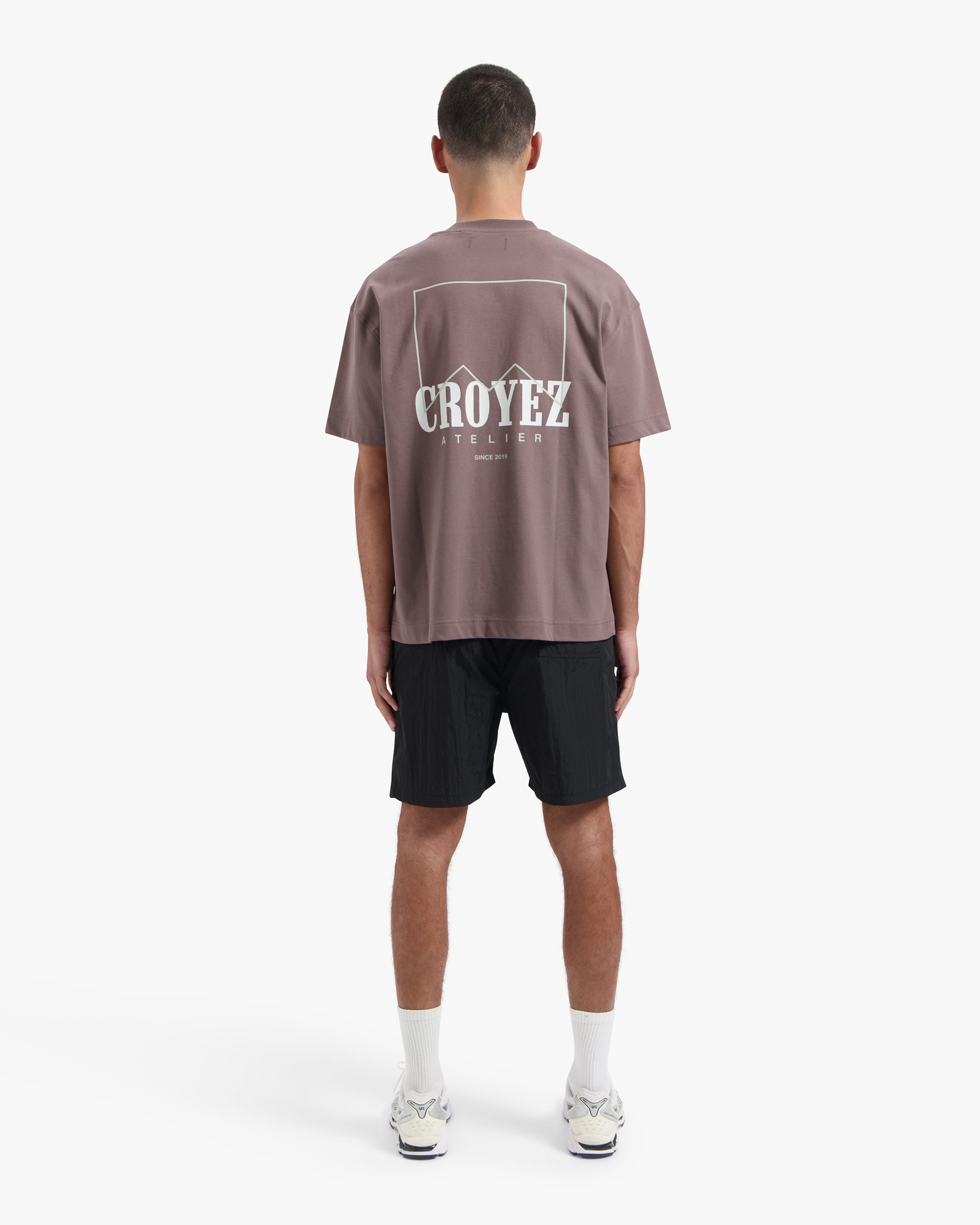 CROYEZ MAROC FUMES T-SHIRT | BROWN/OFF-WHITE