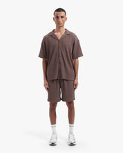 CROYEZ ZEPLIN SEERSUCKER SHIRT | BROWN