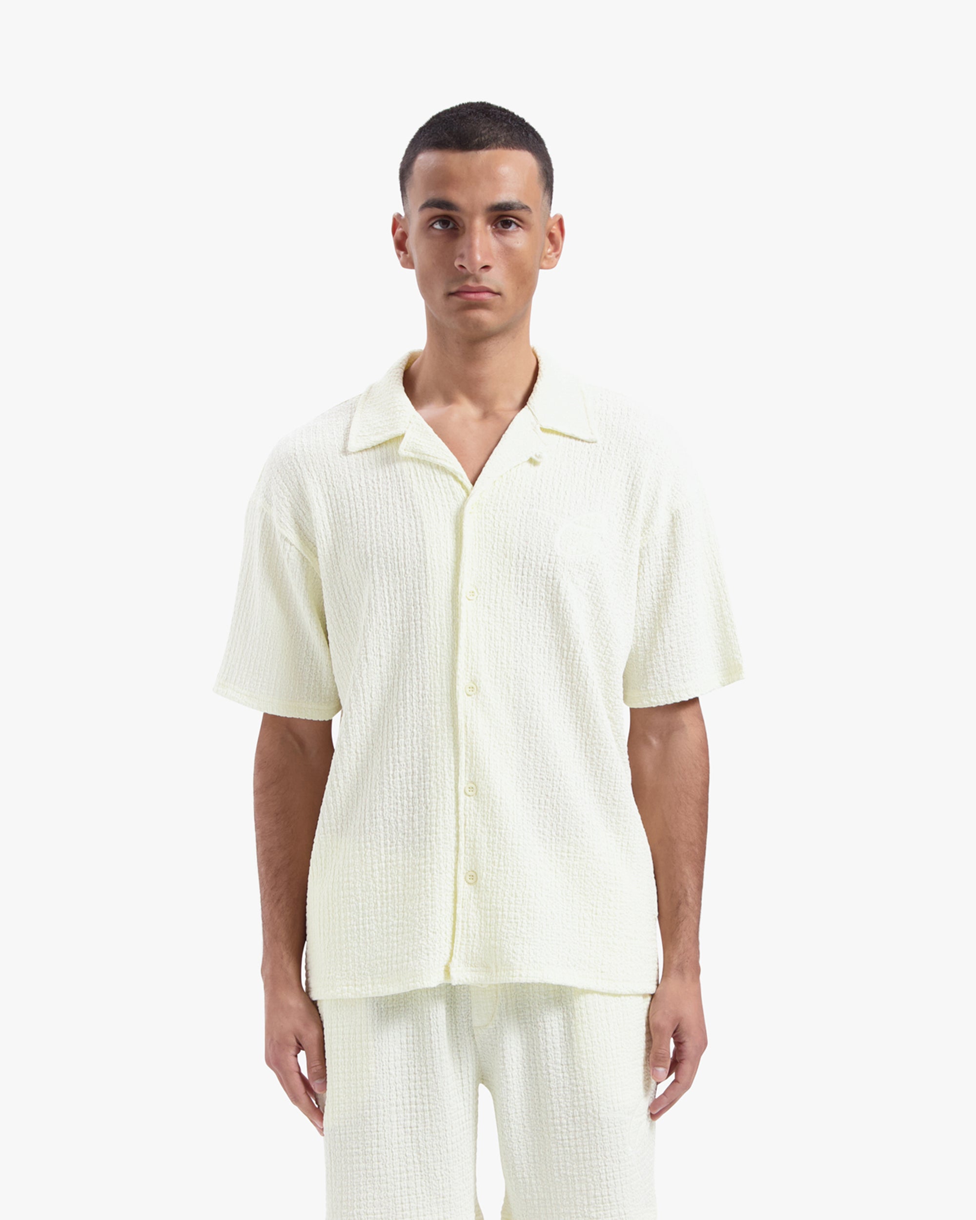 CROYEZ ZEPLIN SEERSUCKER SHIRT | OFF-WHITE