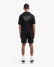 CROYEZ GRAND CASABLANCA MESH SHORTS | BLACK/WHITE