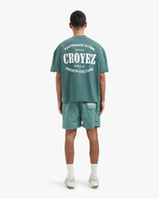 CROYEZ STAMP SWIM SHORTS | GREEN