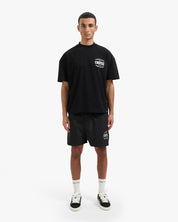 CROYEZ STAMP SWIM SHORTS | BLACK