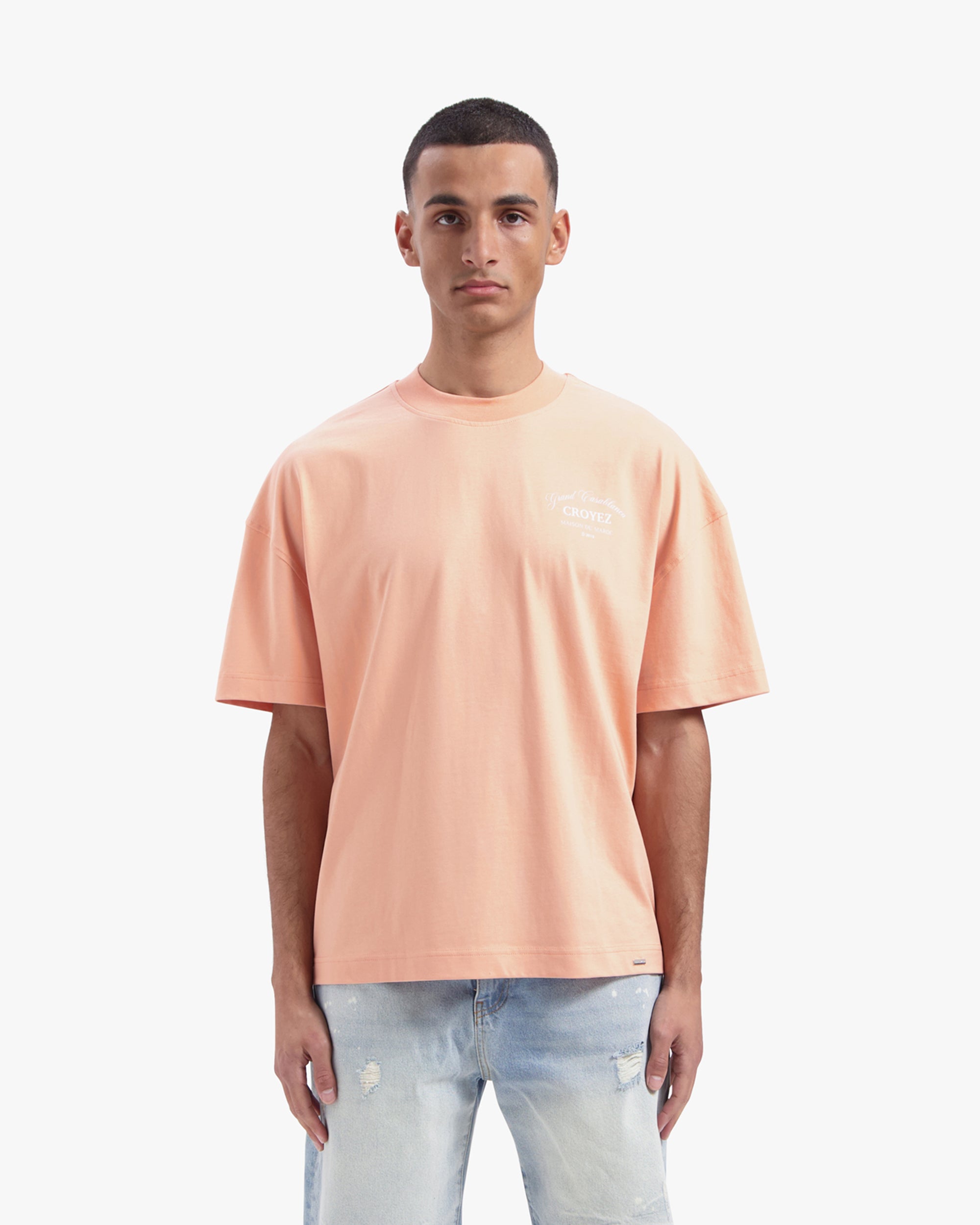 CROYEZ GRAND CASABLANCA T-SHIRT | PEACH
