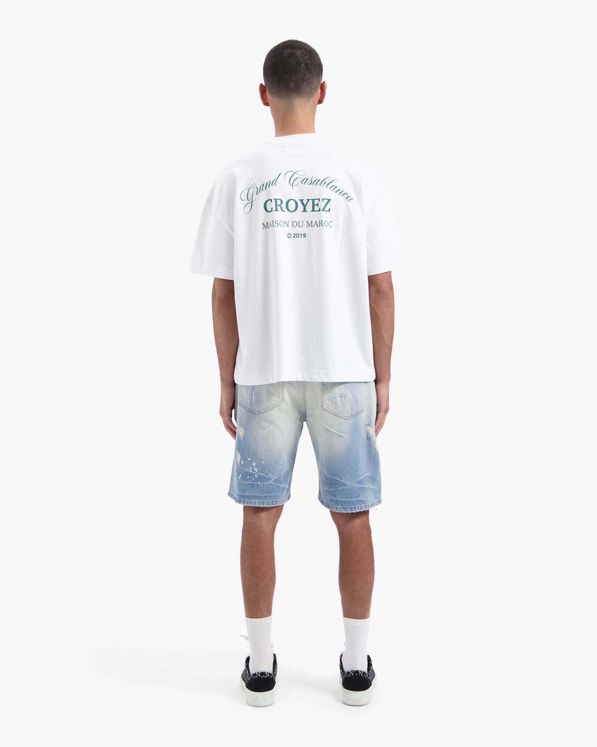 CROYEZ GRAND CASABLANCA T-SHIRT | WHITE/GREEN
