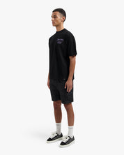 CROYEZ SHOWROOM T-SHIRT | BLACK/LILAC