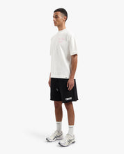 CROYEZ SHOWROOM T-SHIRT | OFF-WHITE/PINK