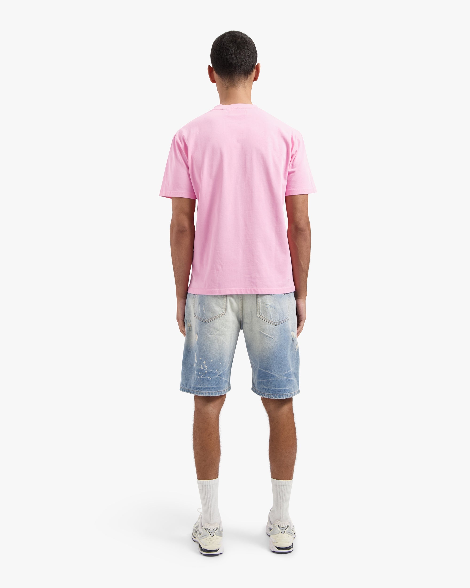 CROYEZ CUT OUT HEART T-SHIRT | PINK