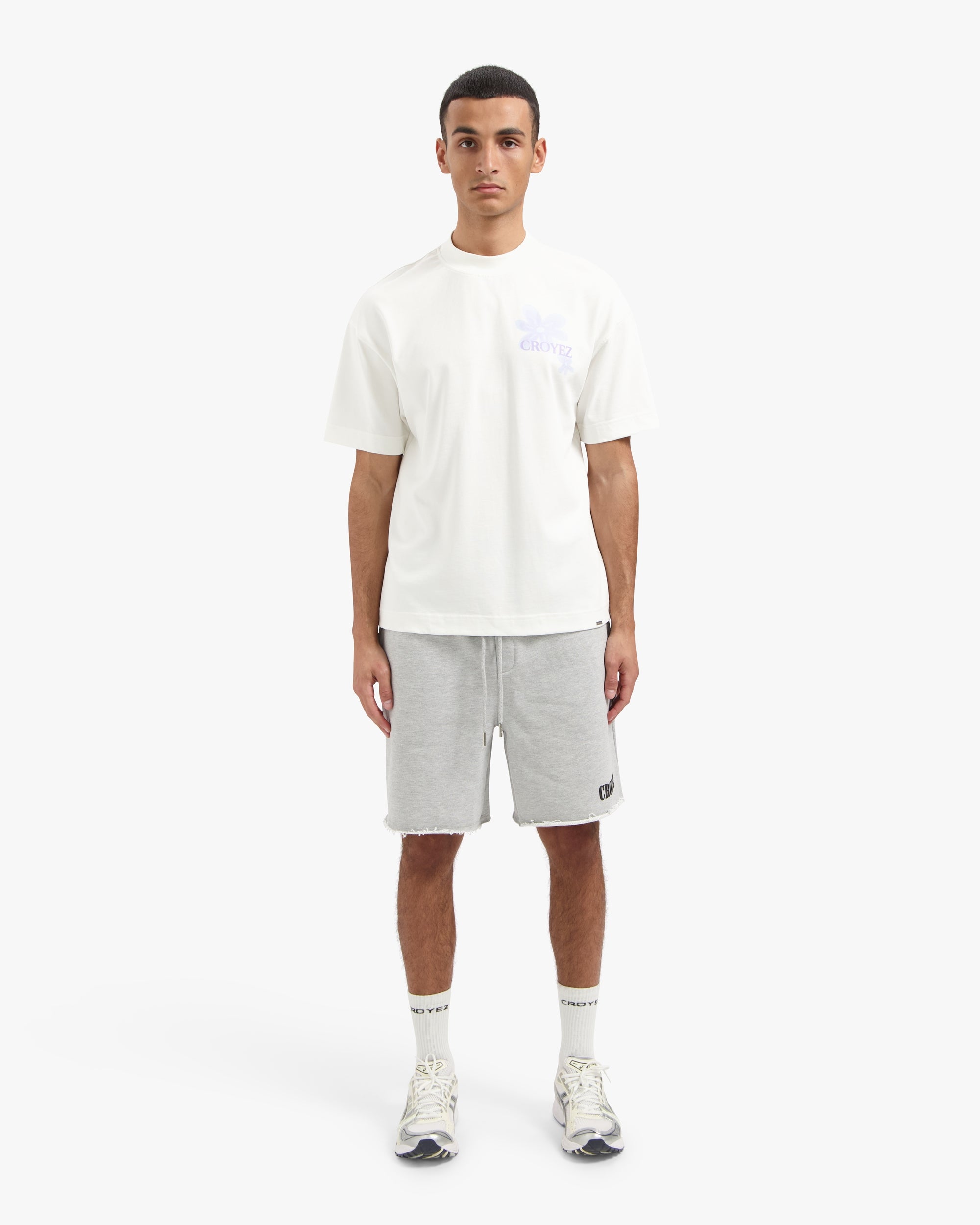 CROYEZ BOTANIQUE T-SHIRT | OFF-WHITE/LILAC