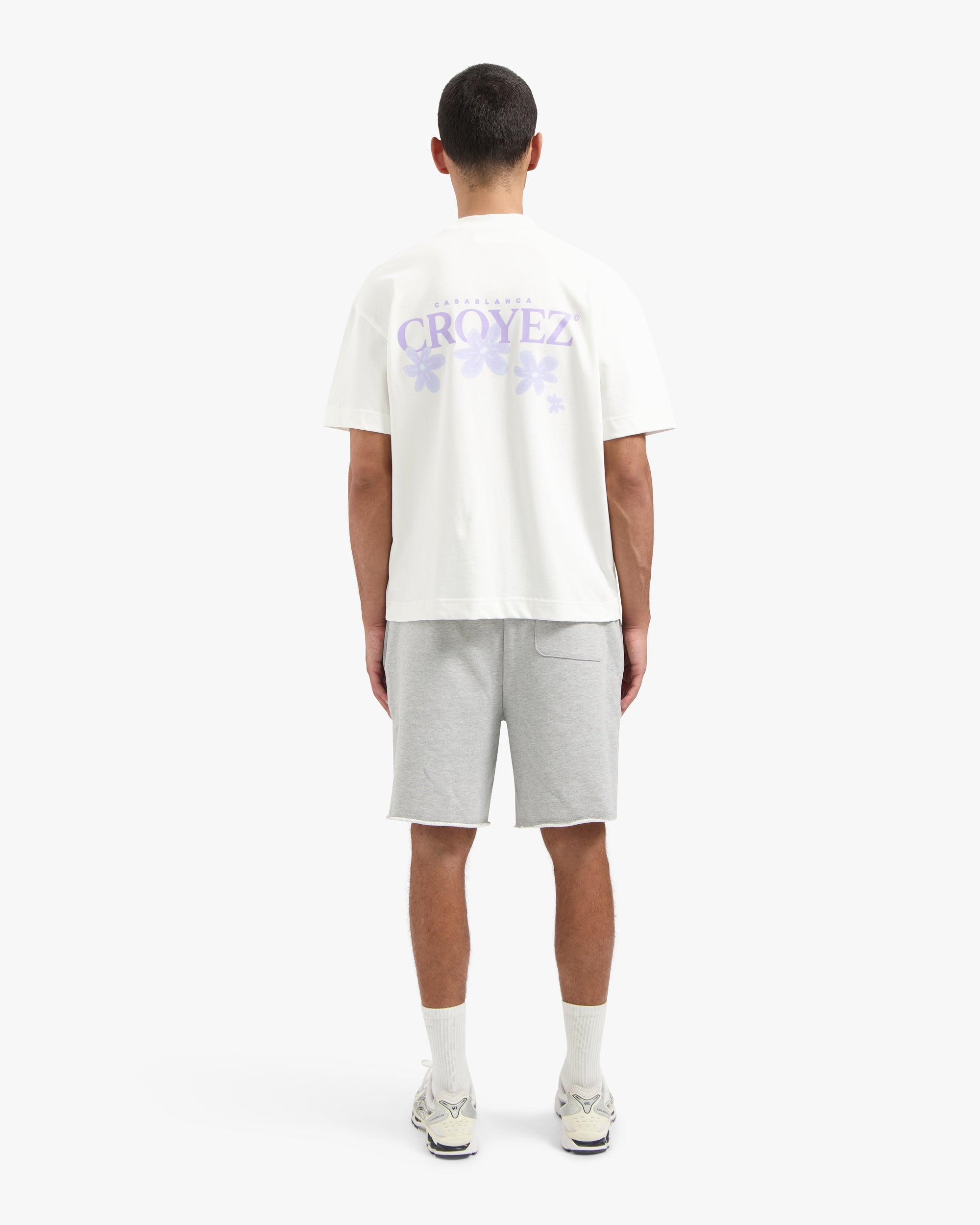 CROYEZ BOTANIQUE T-SHIRT | OFF-WHITE/LILA