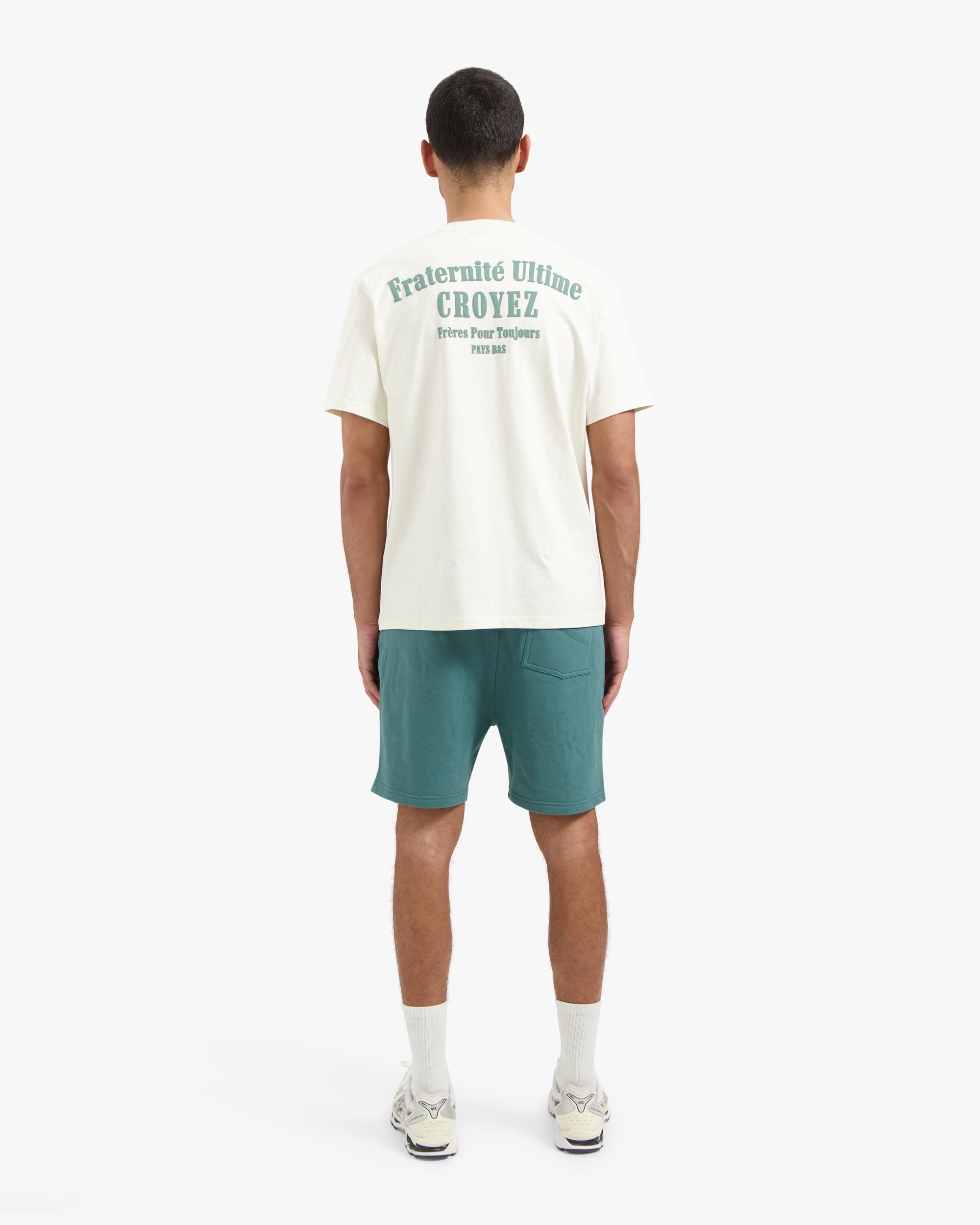 CROYEZ FRATERNITÉ T-SHIRT | OFF-WHITE/GREEN
