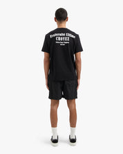 CROYEZ FRATERNITÉ SWIM SHORTS | BLACK/WHITE