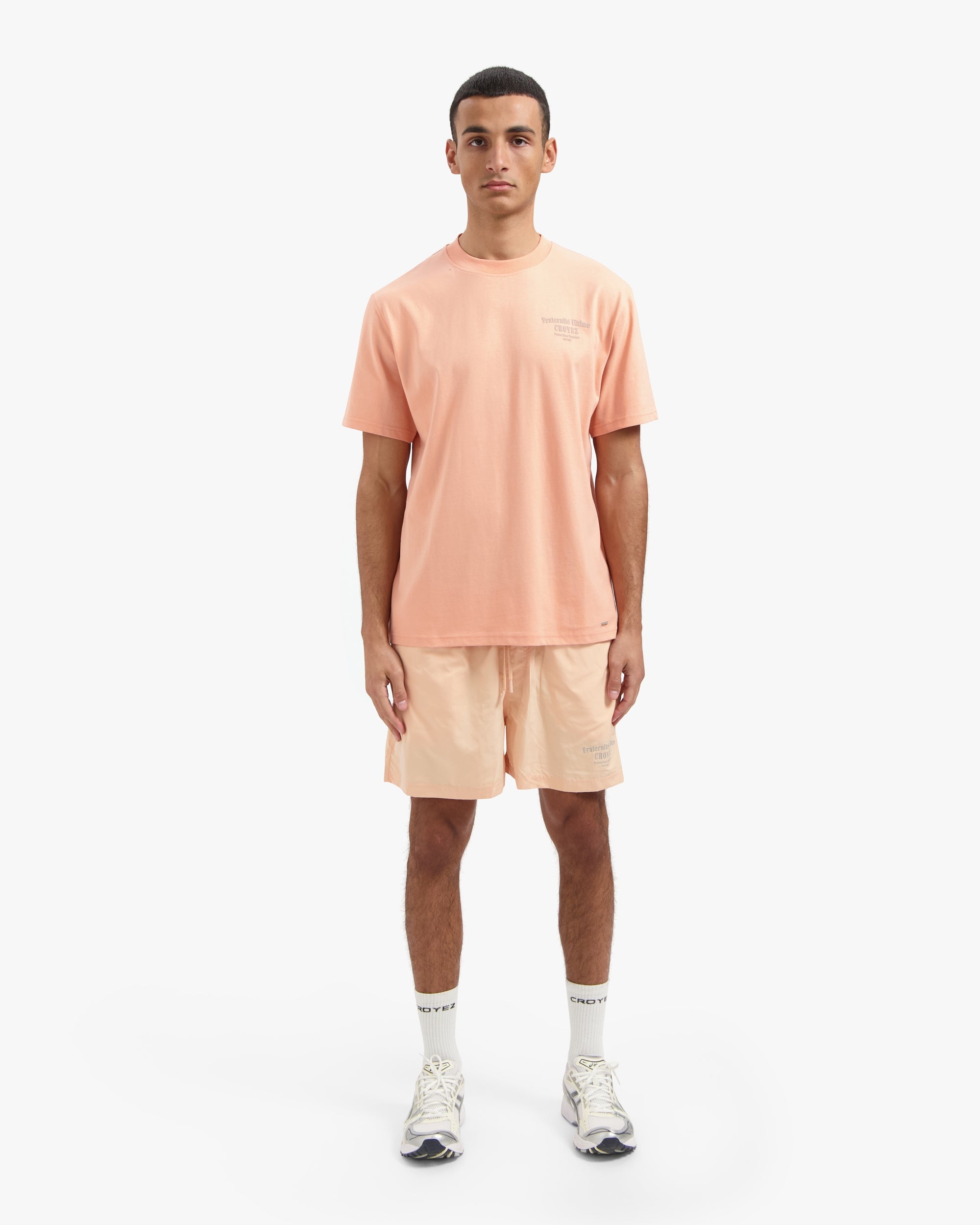 CROYEZ FRATERNITÉ SWIM SHORTS | PEACH