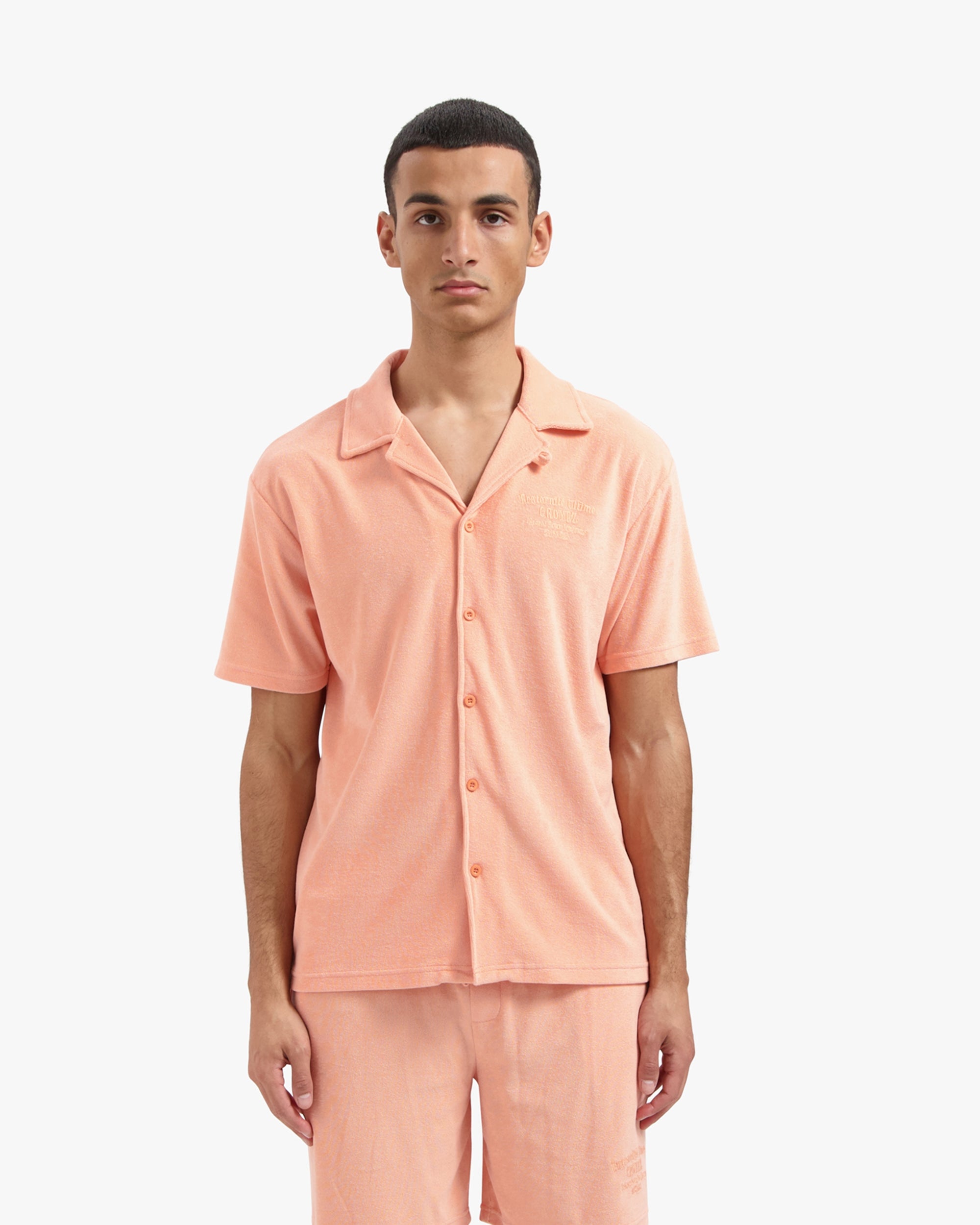 CROYEZ FRATERNITÉ TOWELLING SHIRT | PEACH
