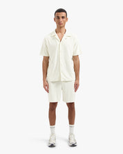 CROYEZ FRATERNITÉ TOWELLING SHORTS | OFF-WHITE