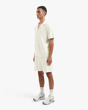 CROYEZ FRATERNITÉ TOWELLING SHORTS | OFF-WHITE