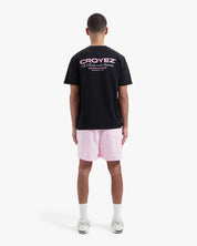 CROYEZ ARTWORK T-SHIRT | BLACK/PINK