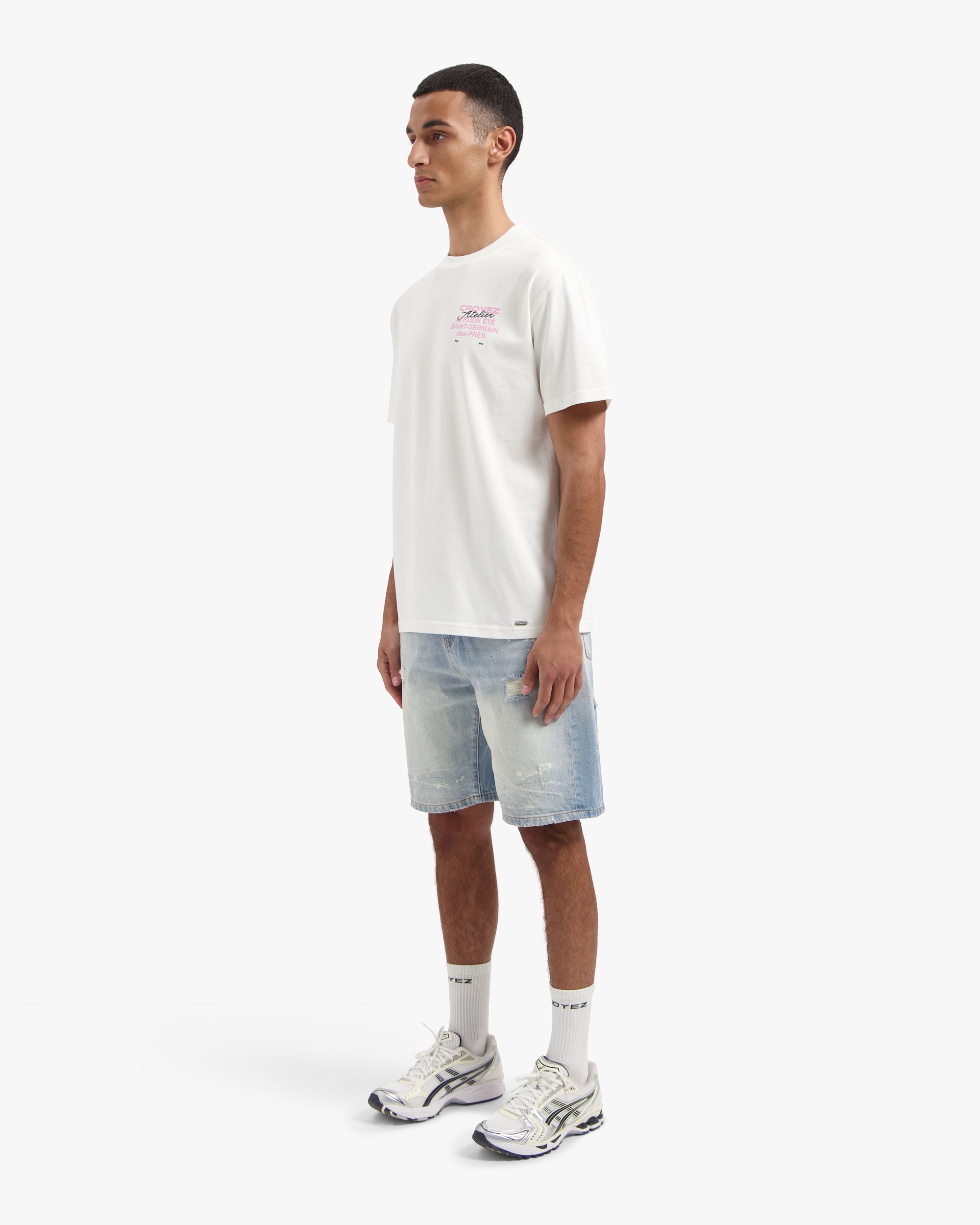 CROYEZ PLEIN ÉTÉ T-SHIRT | OFF-WHITE/PINK