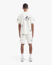 CROYEZ INITIAL FLOWER T-SHIRT | OFF-WHITE