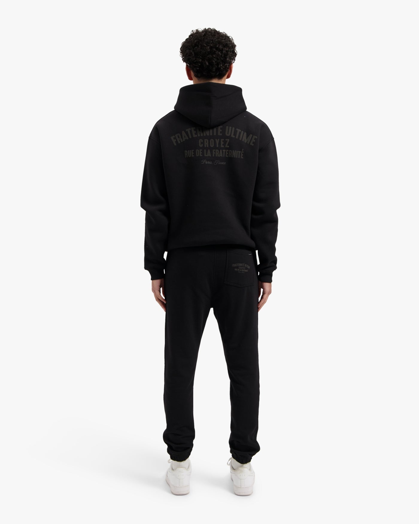 CROYEZ FRATERNITÉ HOODIE - BLACK