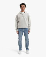 CROYEZ FRATERNITÉ HALF ZIP SWEATER | GREY