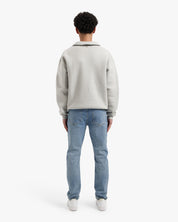CROYEZ FRATERNITÉ HALF ZIP SWEATER | GREY