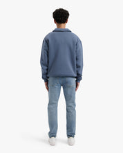 CROYEZ FRATERNITÉ HALF ZIP SWEATER | BLUE