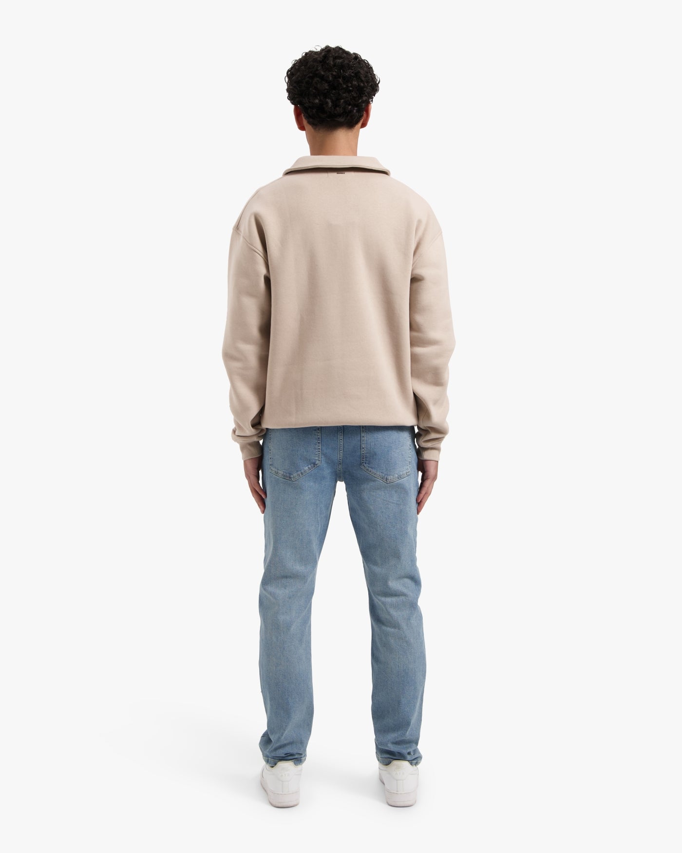 CROYEZ FRATERNITÉ HALF ZIP SWEATER - SAND