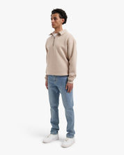 CROYEZ FRATERNITÉ HALF ZIP SWEATER | SAND