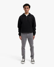 CROYEZ FRATERNITÉ HALF ZIP SWEATER | BLACK