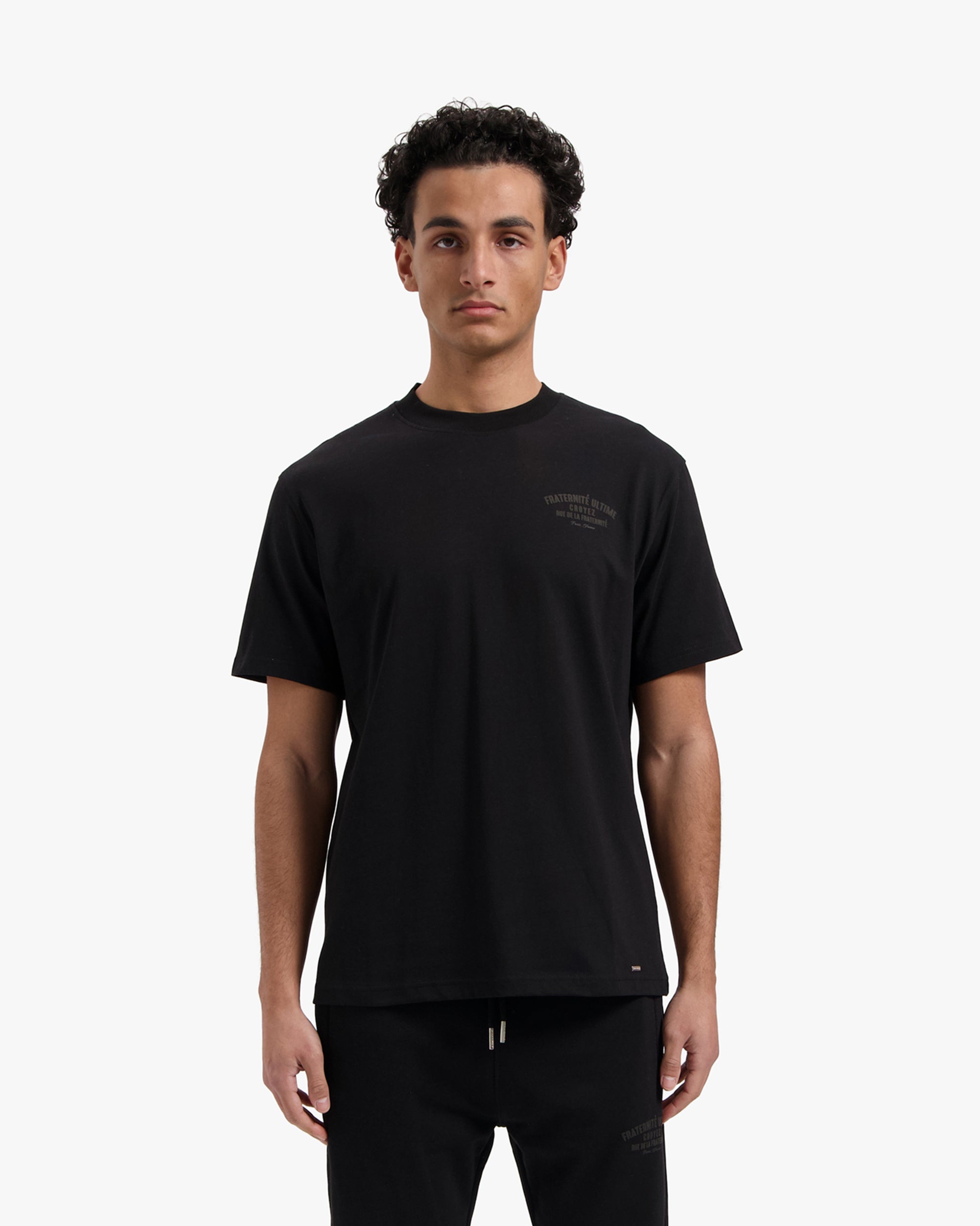 CROYEZ FRATERNITÉ T-SHIRT | BLACK