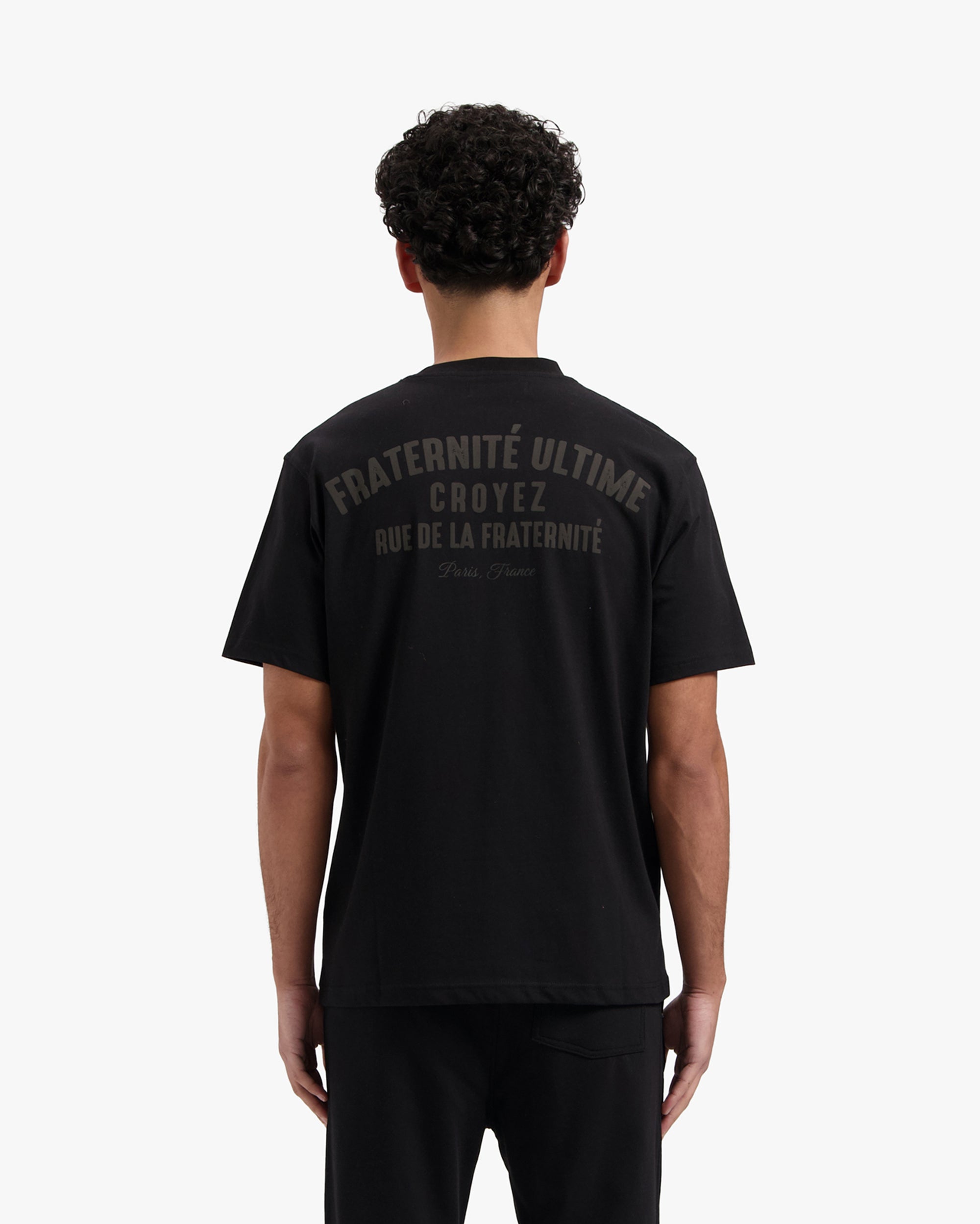 CROYEZ FRATERNITÉ T-SHIRT | BLACK