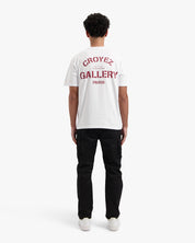 CROYEZ GALLERY T-SHIRT | WHITE/RED