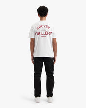 CROYEZ GALLERY T-SHIRT | WHITE/RED