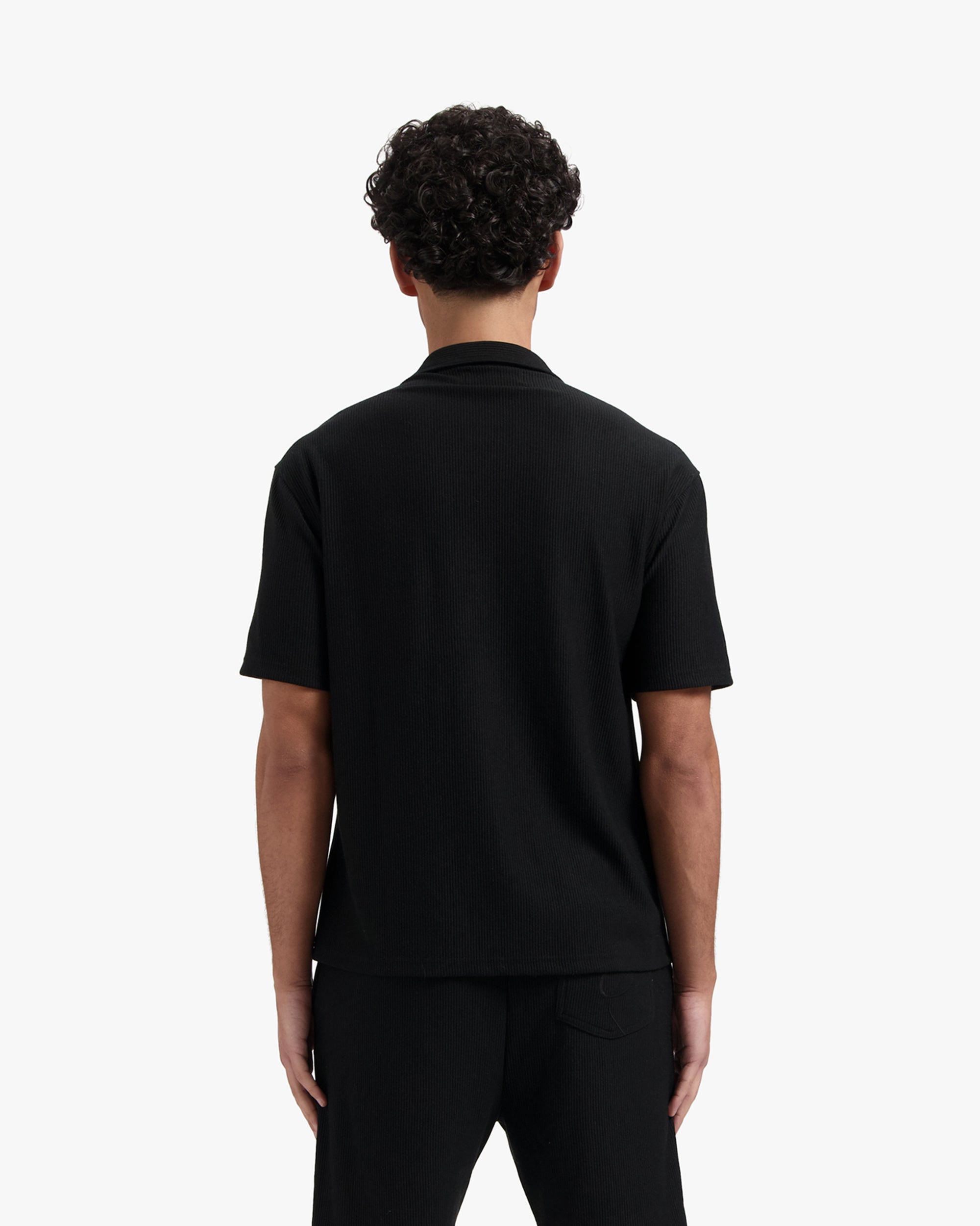 Croyez Ribbed Set | Black