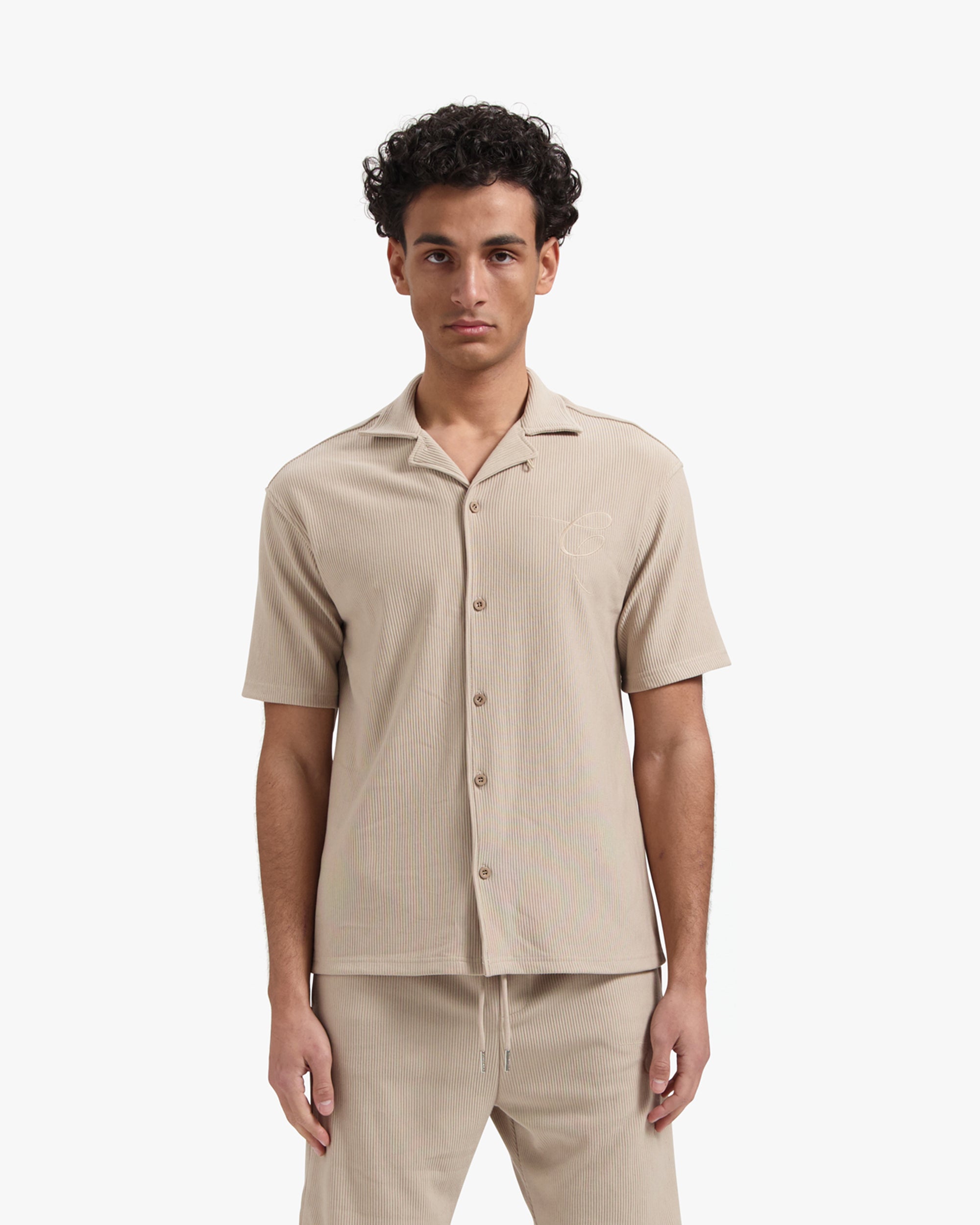 Croyez Ribbed Set | Sand