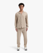 CROYEZ RIBBED STRAIGHT LEG PANTS | SAND