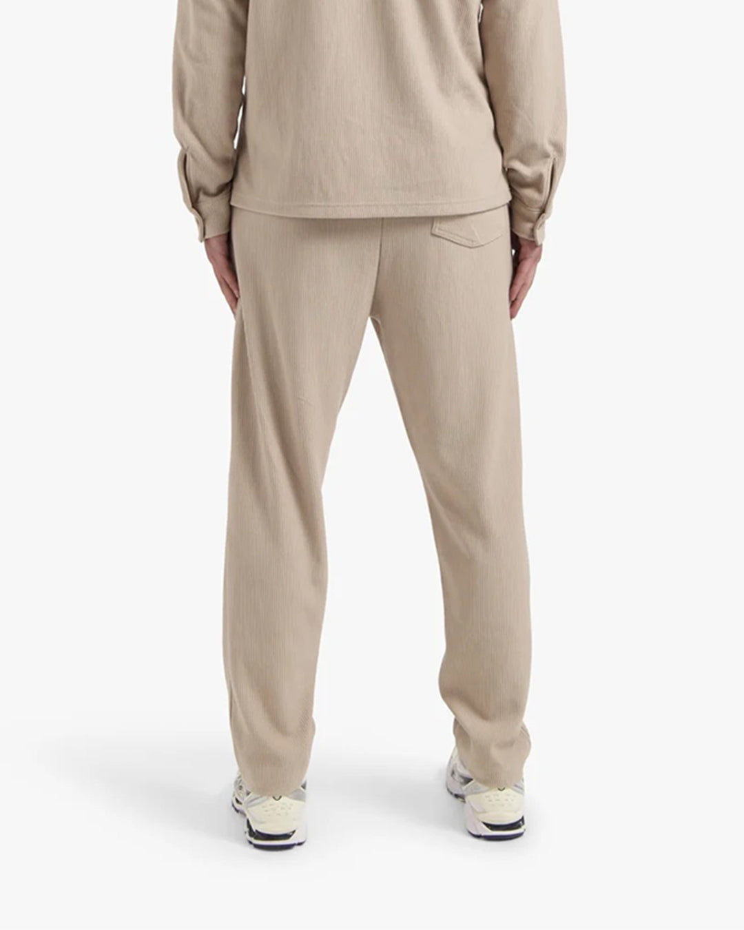 CROYEZ RIBBED STRAIGHT LEG PANTS | SAND