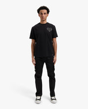 CROYEZ PUFFED HEART T-SHIRT | BLACK