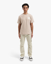 CROYEZ PUFFED HEART T-SHIRT | SAND