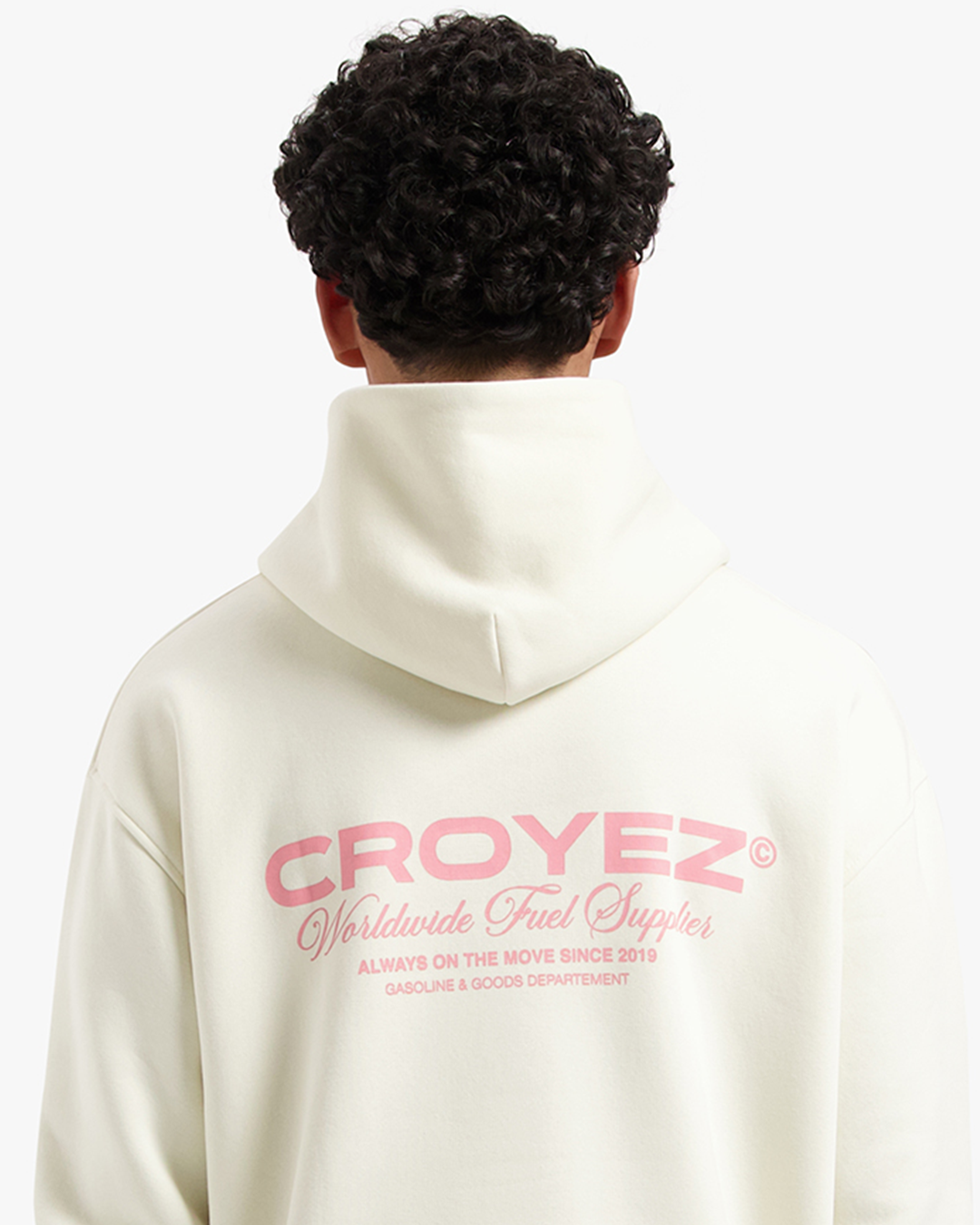 CROYEZ WORLDWIDE SUPPLIER HOODIE - OFF-WHITE