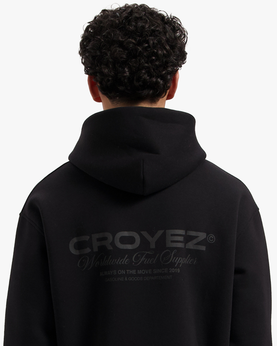 CROYEZ WORLDWIDE SUPPLIER HOODIE - BLACK