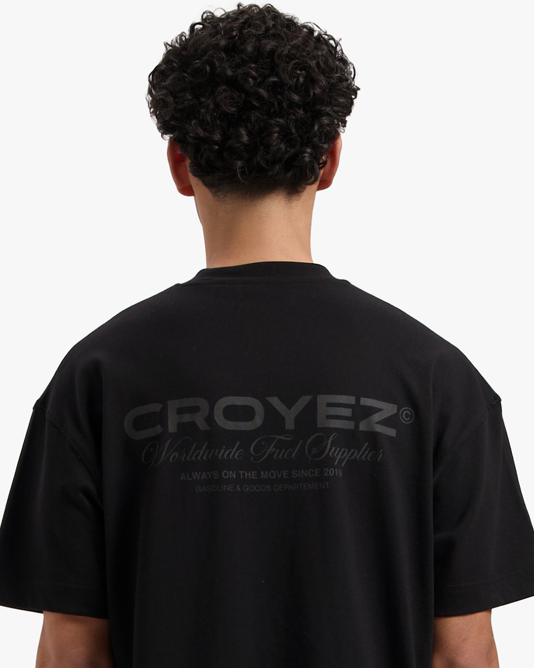 CROYEZ WORLDWIDE SUPPLIER T-SHIRT - BLACK